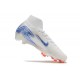 Botas Nike Zoom Mercurial Superfly X Elite FG Blueprint Blanco Azul Carrera