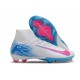 Botas Nike Zoom Mercurial Superfly X Elite FG Blanco Azul Rosa