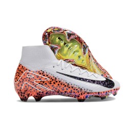 Botas Nike Zoom Mercurial Superfly X Elite FG Blanco Naranja Negro