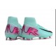 Botas Nike Zoom Mercurial Superfly X Elite FG Verde Negro Rosa
