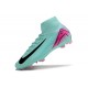 Botas Nike Zoom Mercurial Superfly X Elite FG Verde Negro Rosa