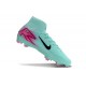 Botas Nike Zoom Mercurial Superfly X Elite FG Verde Negro Rosa