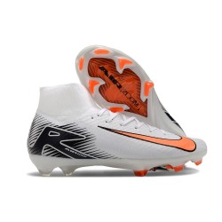 Botas Nike Zoom Mercurial Superfly X Elite FG Blanco Naranja Negro