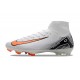 Botas Nike Zoom Mercurial Superfly X Elite FG Blanco Naranja Negro