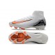 Botas Nike Zoom Mercurial Superfly X Elite FG Blanco Naranja Negro