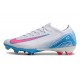 Nike Zoom Mercurial Vapor XVI Elite FG Blanco Azul Rosa