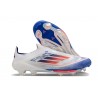 Zapatos Adidas F50 Sin Cordones FG Ftwr Blanco Azul Lúcido Rojo