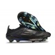 Zapatos Adidas F50 Sin Cordones FG Negro Hierro Met Dorado Met