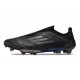 Zapatos Adidas F50 Sin Cordones FG Negro Hierro Met Dorado Met