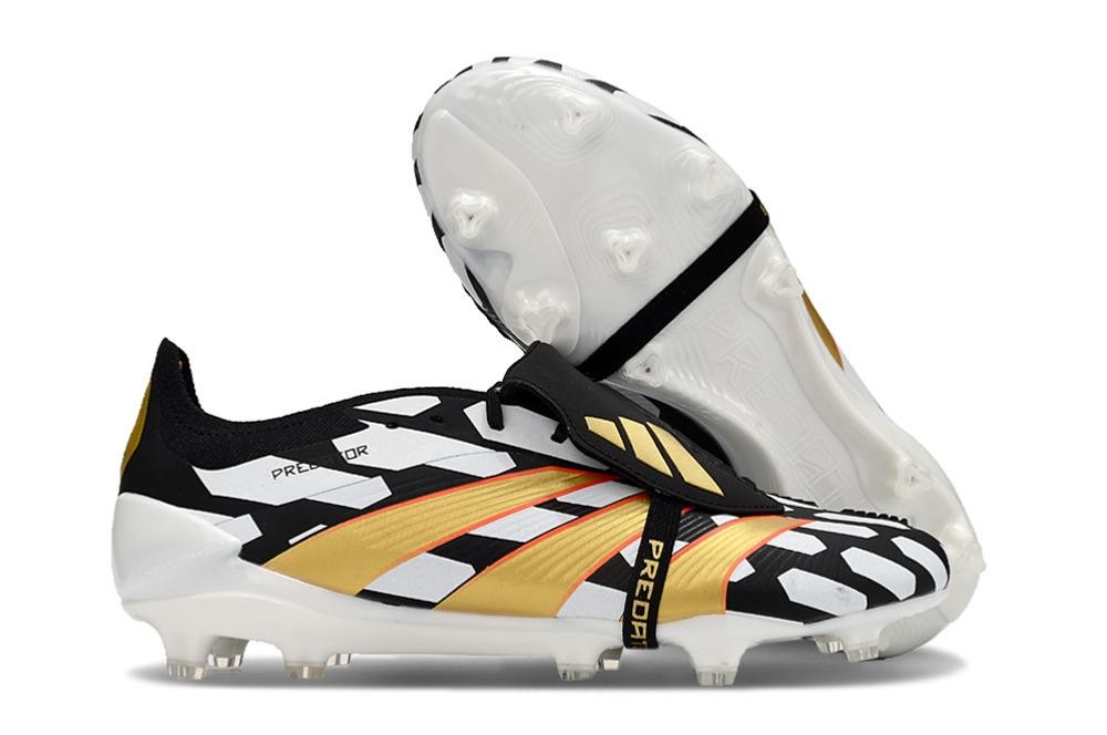 adidas Predator Elite Foldover Tongue FG Negro Blanco Amarillo