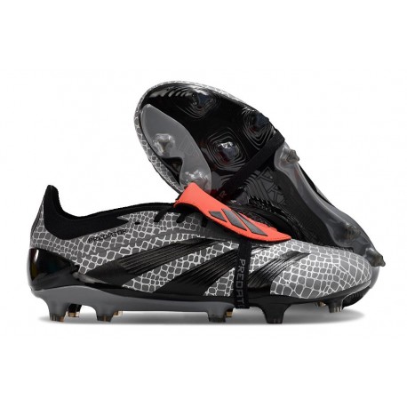 adidas Predator Elite Foldover Tongue FG Negro Rojo