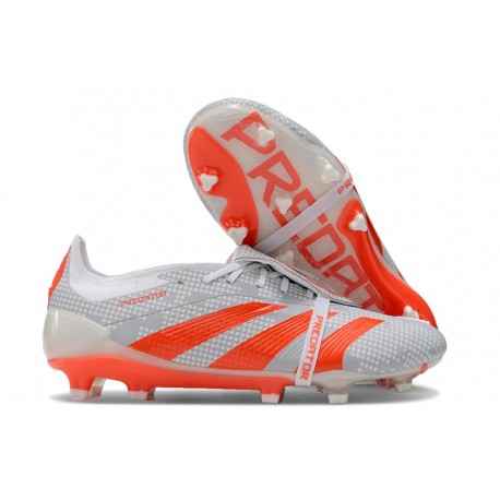 adidas Predator 2024 Elite FT FG Gris Rojo