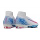 Botas Nike Zoom Mercurial Superfly X Elite FG Blanco Azul Rosa