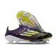 Adidas F50+ Elite FG Morado Unity Blanco Limón Lúcido