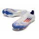 Adidas F50+ Elite FG Ftwr Blanco Azul Lúcido Rojo