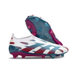 Zapatillas adidas Predator Elite Sin Cordone FG Blanco Rosso Azul