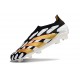 Zapatillas adidas Predator Elite Sin Cordone FG Negro Blanco Dorado Met