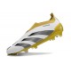Zapatillas adidas Predator Elite Sin Cordone FG Blanco Dorado Met Plata