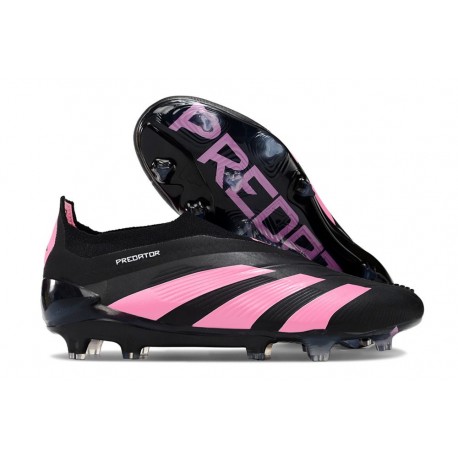 Zapatillas adidas Predator Elite Sin Cordone FG Negro Rosa