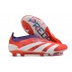 Zapatillas adidas Predator Elite Sin Cordone FG Rojo Blanco