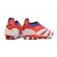 Zapatillas adidas Predator Elite Sin Cordone FG Rojo Blanco