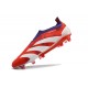 Zapatillas adidas Predator Elite Sin Cordone FG Rojo Blanco