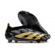 Zapatillas adidas Predator Elite Sin Cordone FG Negro Dorado Met