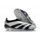 Zapatillas adidas Predator Elite Sin Cordone FG Plata Negro