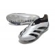 Zapatillas adidas Predator Elite Sin Cordone FG Plata Negro