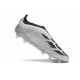 Zapatillas adidas Predator Elite Sin Cordone FG Plata Negro