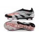 Zapatillas adidas Predator Elite Sin Cordone FG Plata Negro Rojo