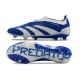 Zapatillas adidas Predator Elite Sin Cordone FG Azul Blanco