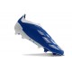 Zapatillas adidas Predator Elite Sin Cordone FG Azul Blanco