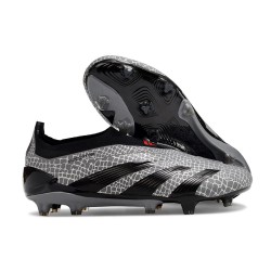 Zapatillas adidas Predator Elite Sin Cordone FG Carbón Negro 