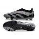 Zapatillas adidas Predator Elite Sin Cordone FG Carbón Negro 
