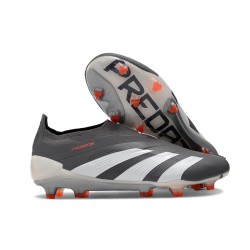 Zapatillas adidas Predator Elite Sin Cordone FG Negro Blanco