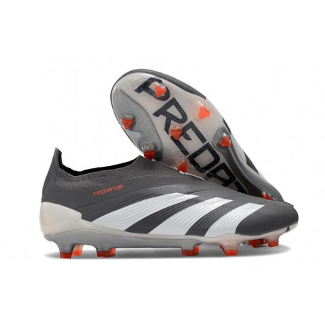 Zapatillas adidas Predator Elite Sin Cordone FG Negro Blanco