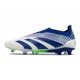 Zapatillas adidas Predator Elite Sin Cordone FG Azul Blanco Verde