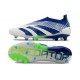 Zapatillas adidas Predator Elite Sin Cordone FG Azul Blanco Verde
