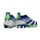 Zapatillas adidas Predator Elite Sin Cordone FG Azul Blanco Verde