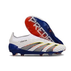 Zapatillas adidas Predator Elite Sin Cordone FG Blanco Azul Negro