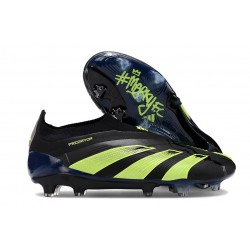 Zapatillas adidas Predator Elite Sin Cordone FG Negro Verde