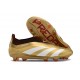 Zapatillas adidas Predator Elite Sin Cordone FG Dorado Met Blanco