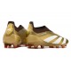 Zapatillas adidas Predator Elite Sin Cordone FG Dorado Met Blanco