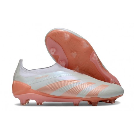 Zapatillas adidas Predator Elite Sin Cordone FG Casi Azul Naranja