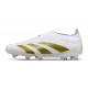 Zapatillas adidas Predator Elite Sin Cordone FG Ftwr Blanco Dorado Met