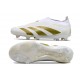 Zapatillas adidas Predator Elite Sin Cordone FG Ftwr Blanco Dorado Met