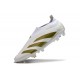 Zapatillas adidas Predator Elite Sin Cordone FG Ftwr Blanco Dorado Met