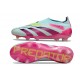 Zapatillas adidas Predator Elite Sin Cordone FG Casi Azul Rosa
