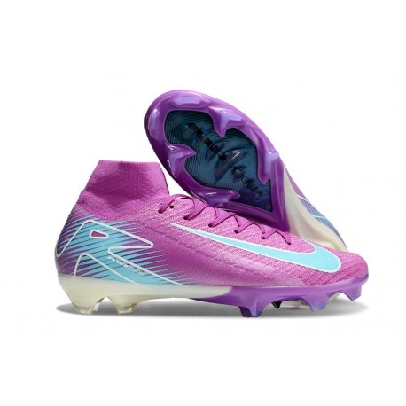 Botas Nike Zoom Mercurial Superfly X Elite FG Violeta Azul